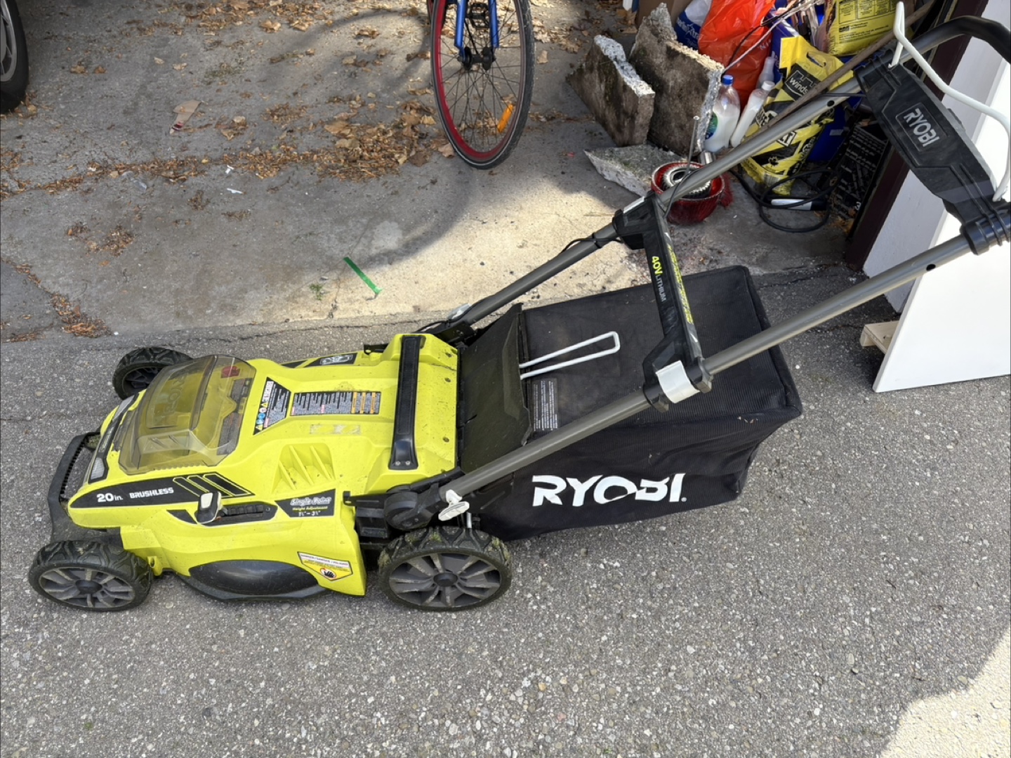 Ryobi 40V Lithium Brushless Lawnmower - photo 2
