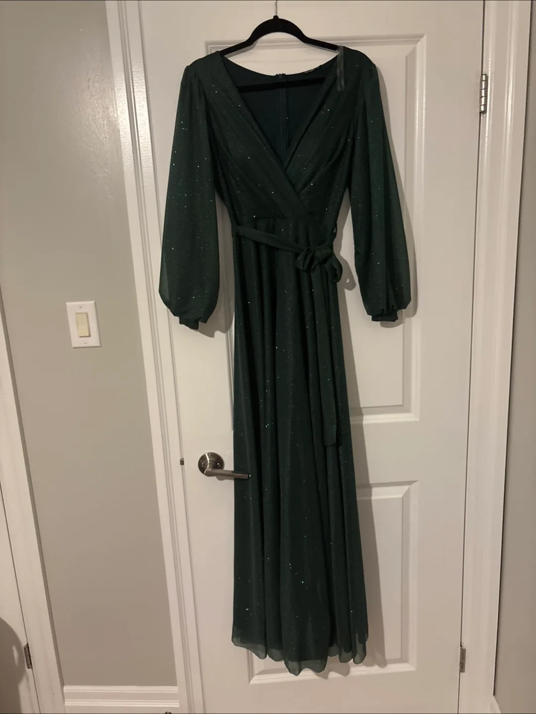 Emerald Green Maxi Dress thumbnail