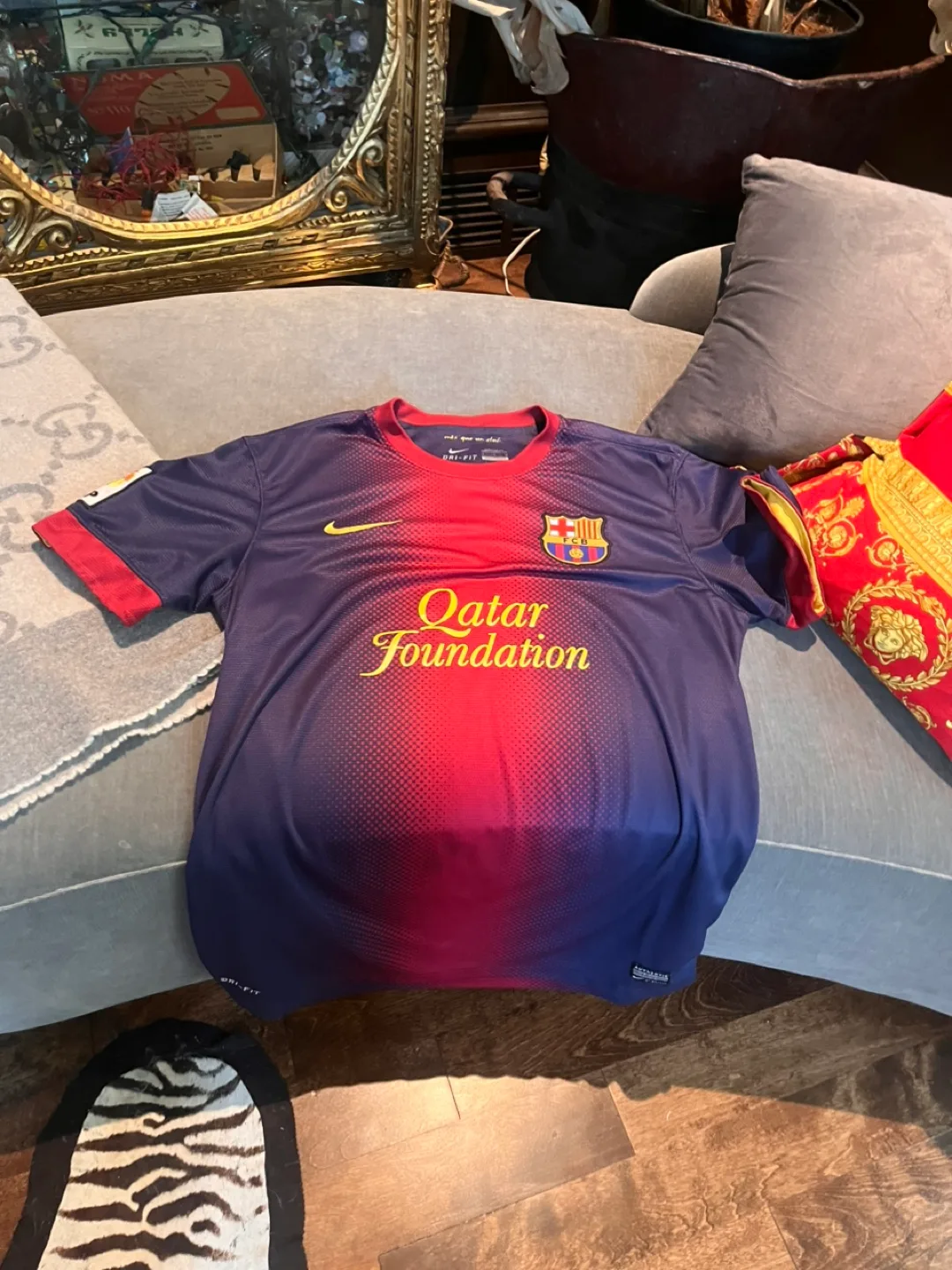 Nike FC Barcelona Soccer Jersey thumbnail