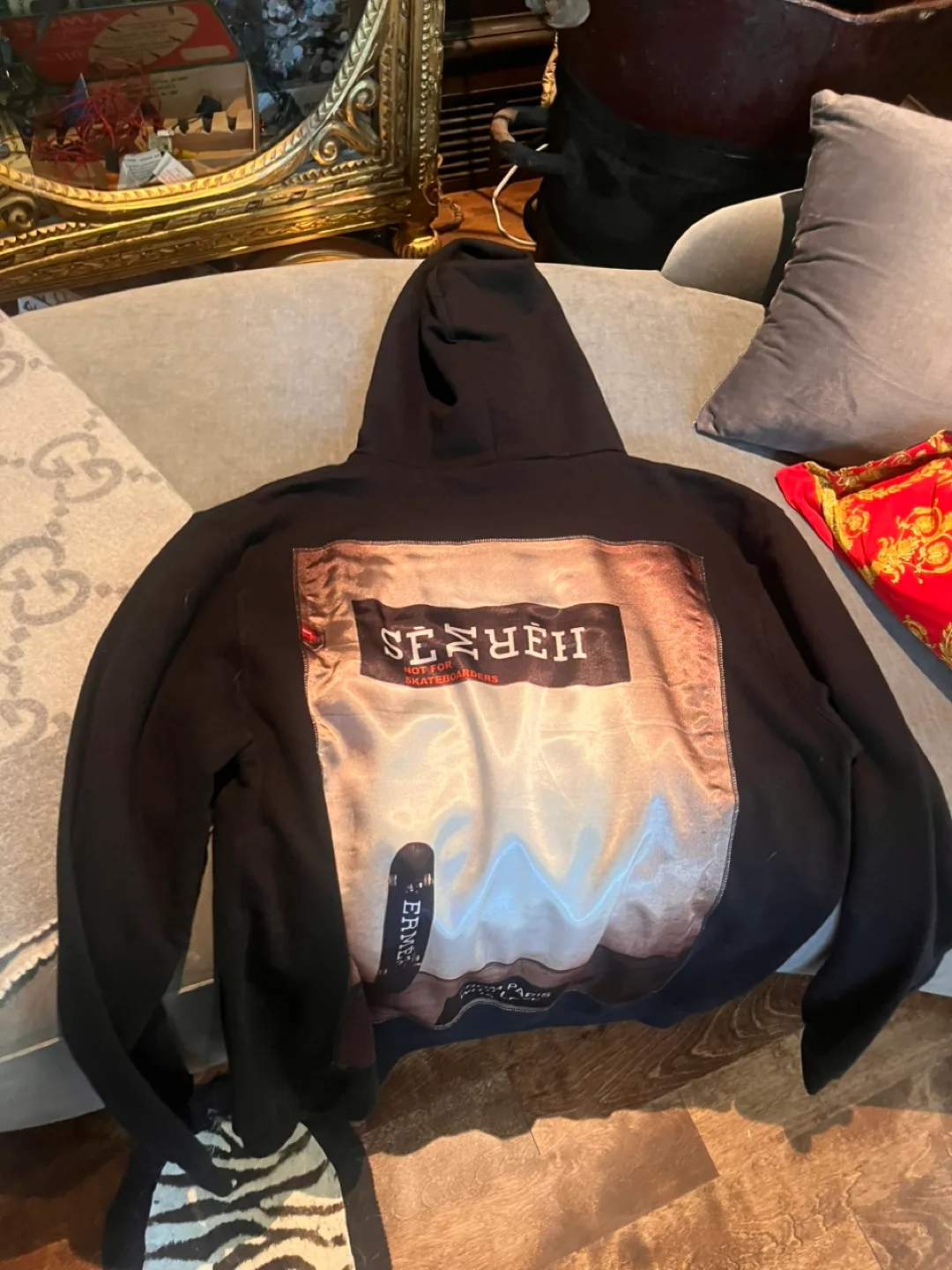 Bastille Black Cotton Hoodie thumbnail