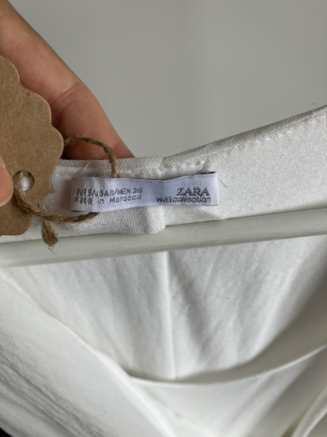 Zara White Dress Size S - photo 2