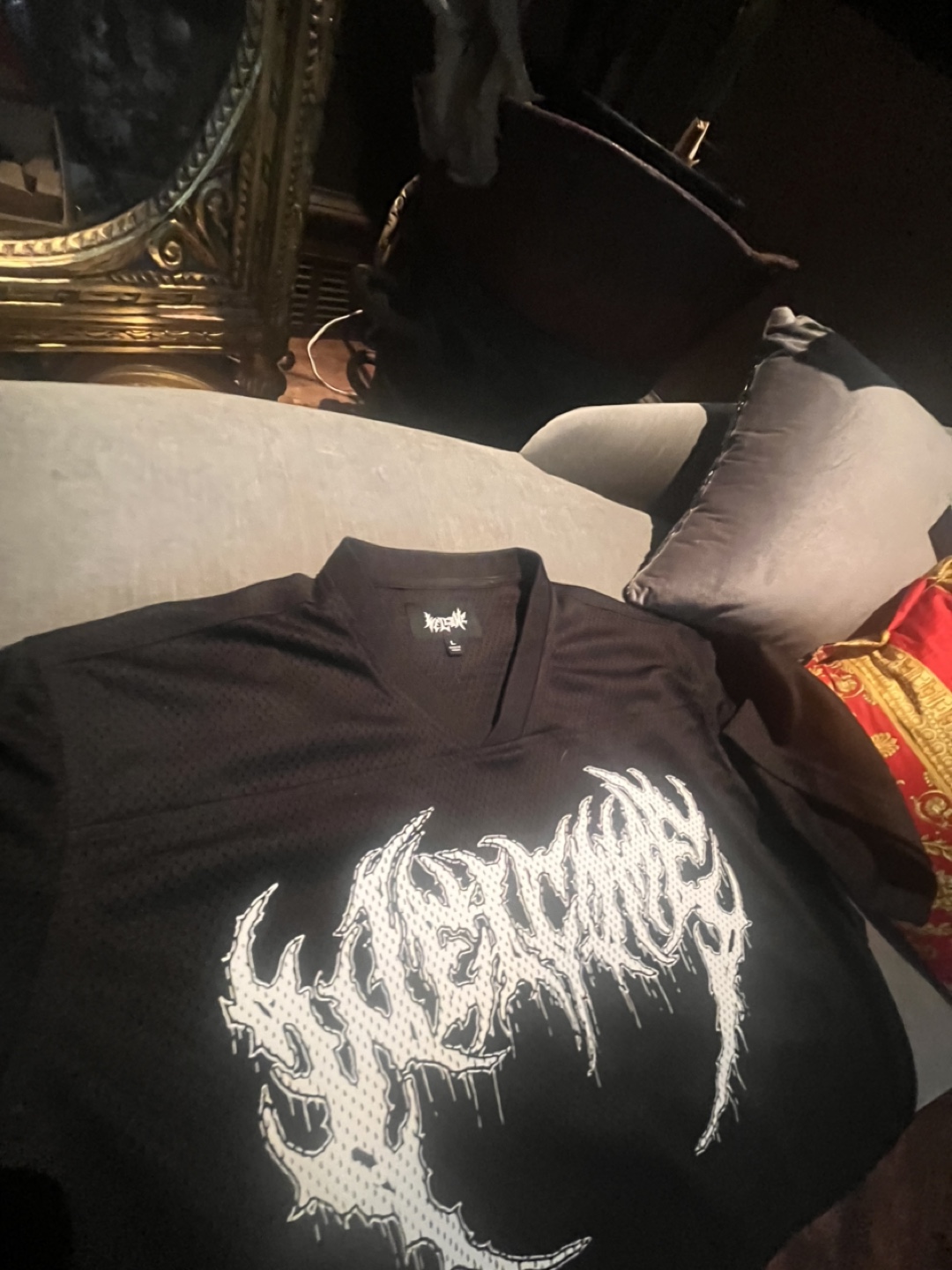 welcome Black Graphic T-Shirt, Size L - photo 3