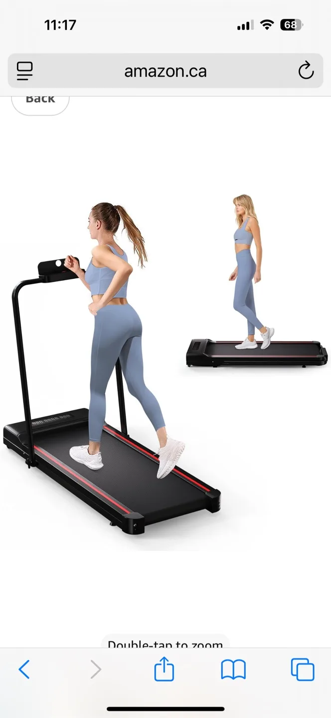 New in box! Sperax 2 in 1 Walking Pad, Foldable Treadmill thumbnail