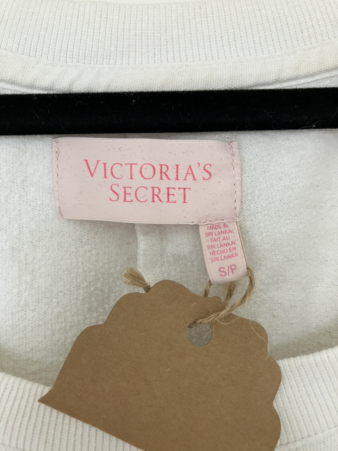 Victoria's Secret White Sweatshirt - Size S - photo 2