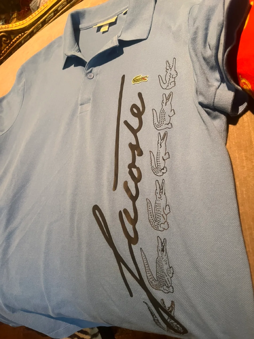 Lacoste Blue Polo Shirt thumbnail