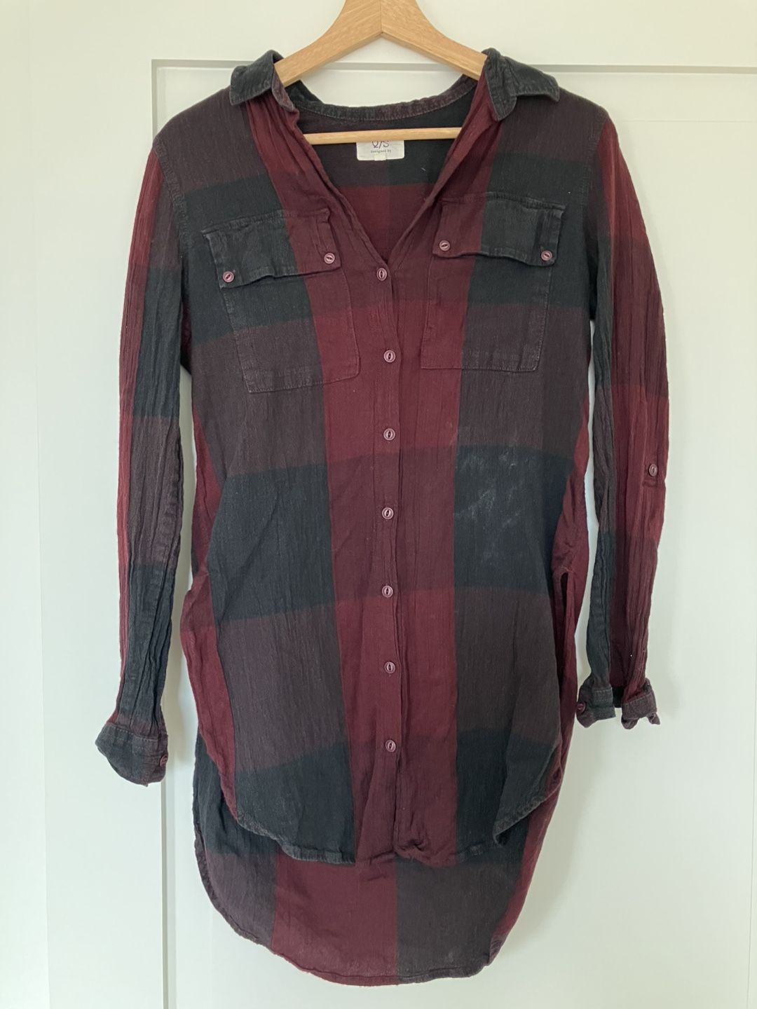 Long Flannel Shirt - Size 36