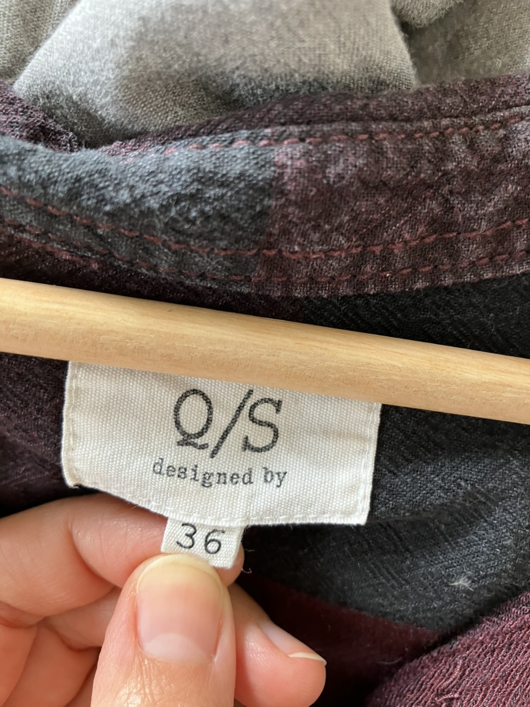 Long Flannel Shirt - Size 36 - photo 2