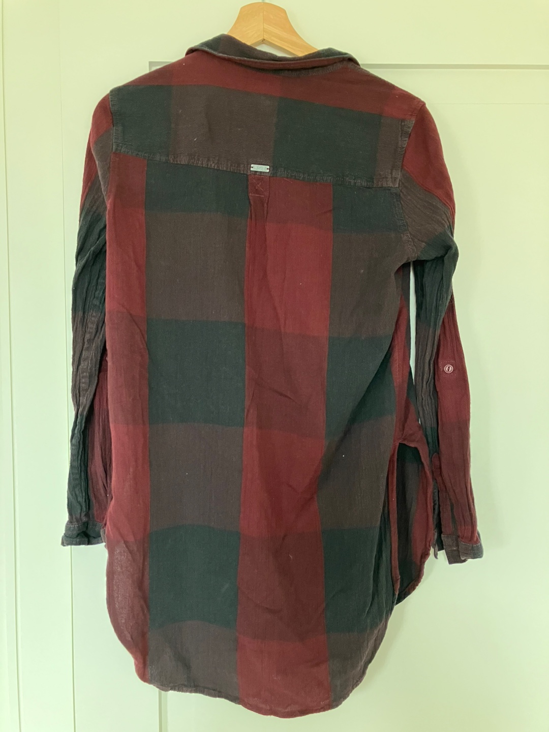 Long Flannel Shirt - Size 36 - photo 3