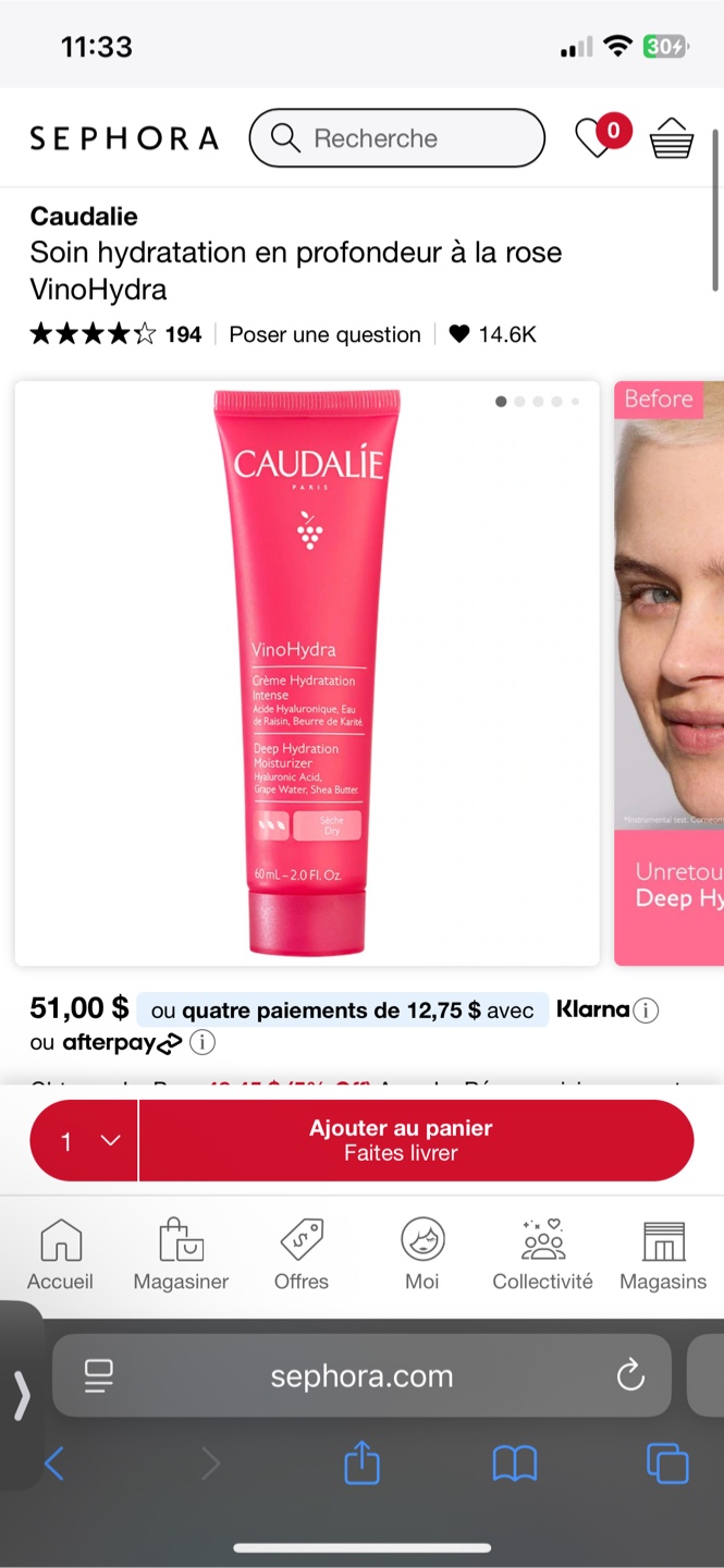 Caudalie VinoHydra Moisturizing Cream Set - photo 5