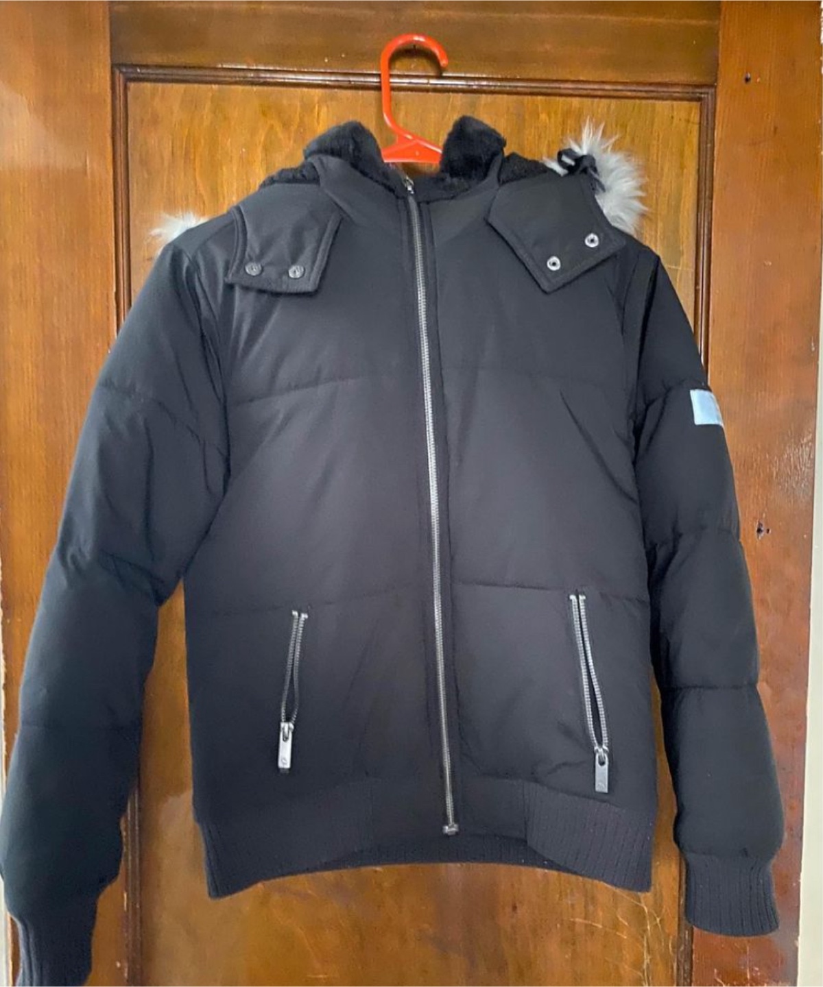 Abercrombie Black Puffer Jacket