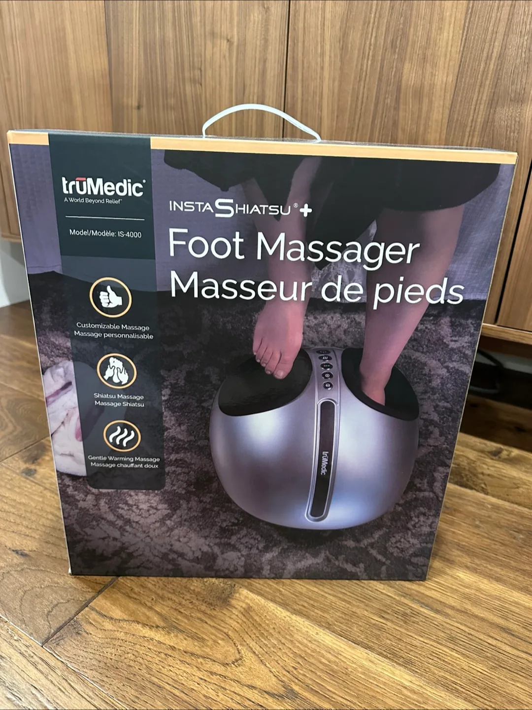 NEW TruMedic Shiatsu Foot Massager thumbnail