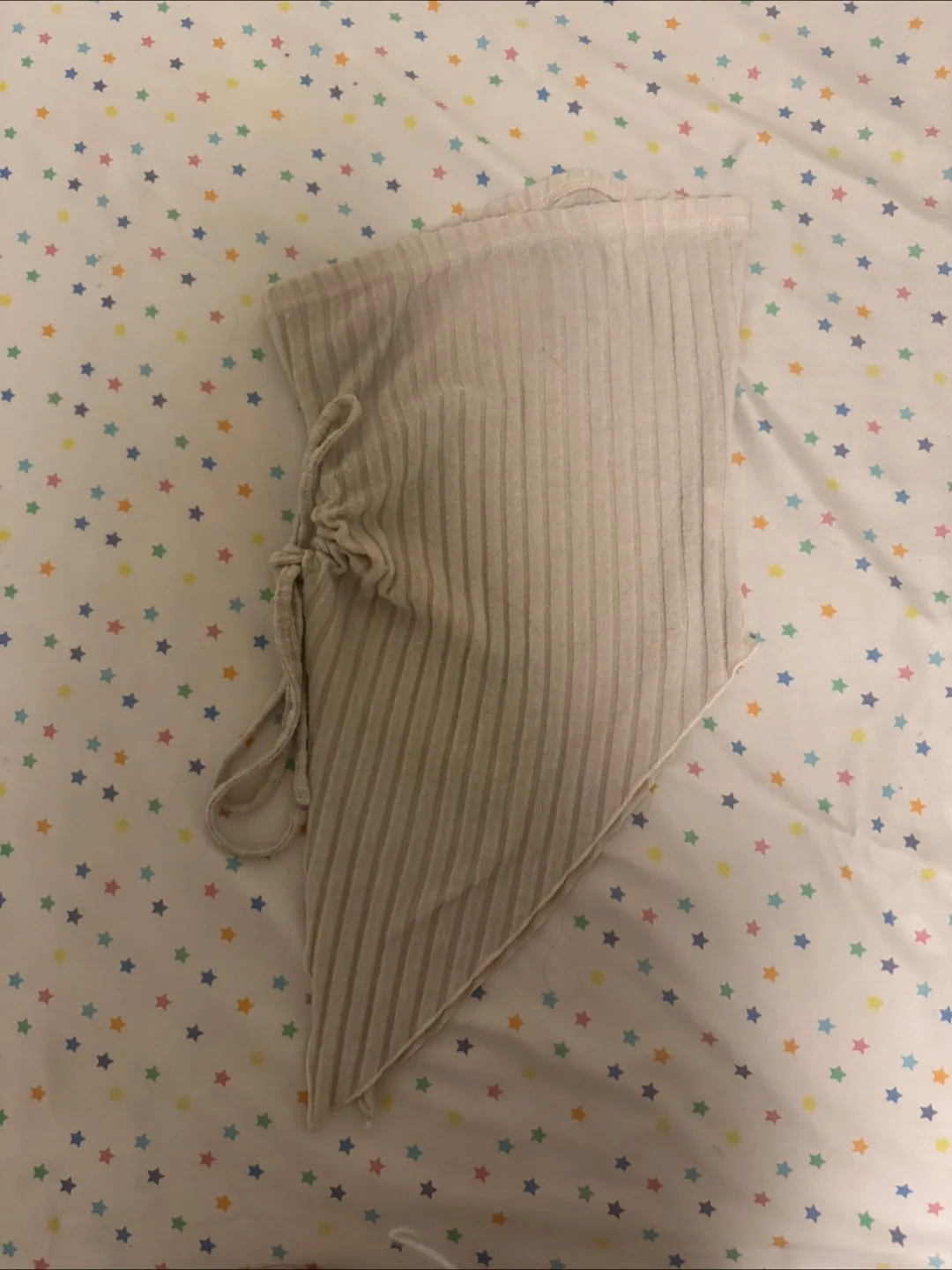 Ribbed Tie Side Tube Top - Beige, Pink, Black image indicator(2)