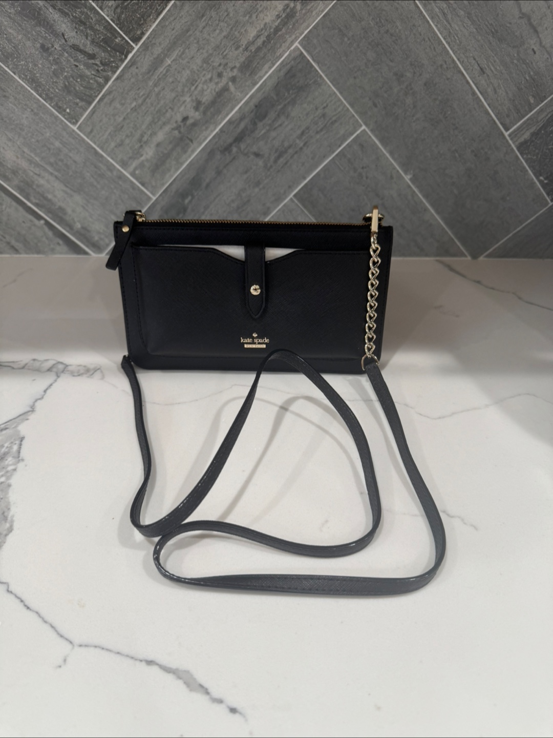 Kate Spade Black Phone Crossbody Bag