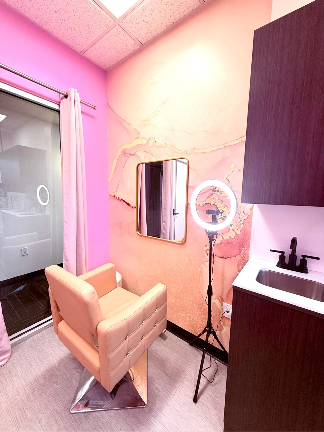 Salon Equipment: Chairs, Lights, and Furniture