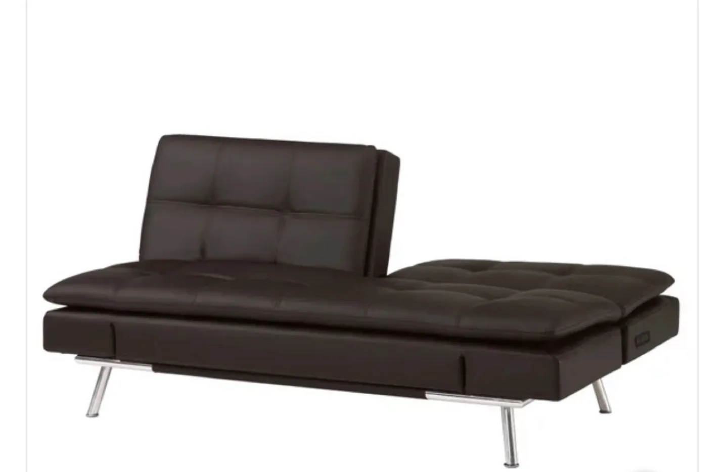 Leather Sofa Bed: Ravenna Relax-A-Lounger Euro Lounger image indicator(7)