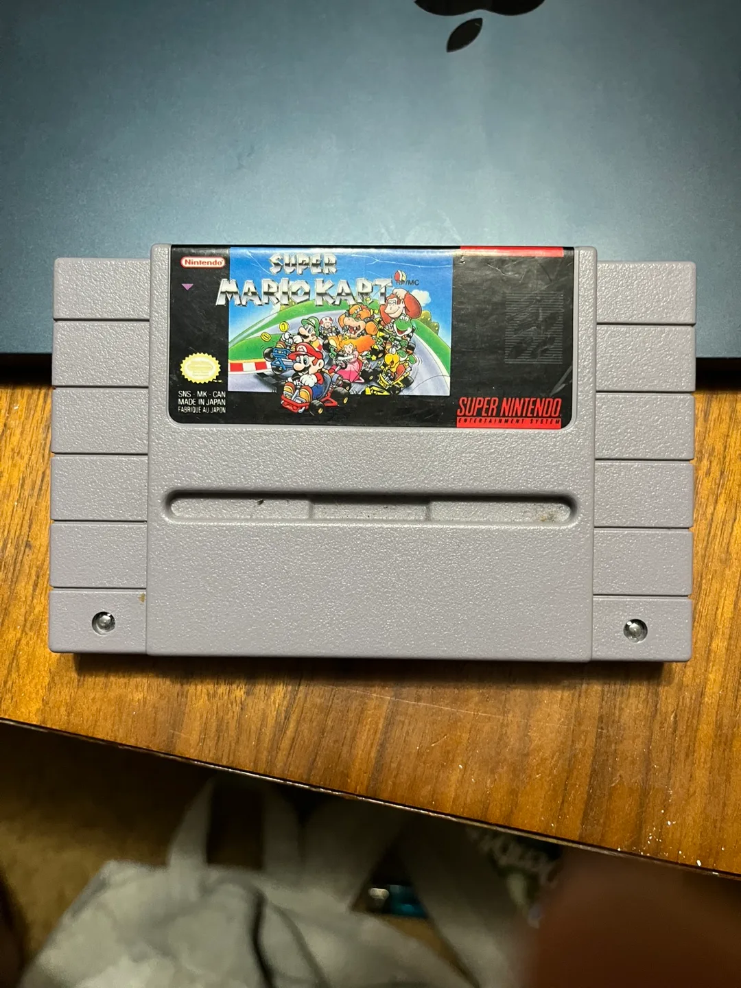 Super Mario Kart - Super Nintendo Game SNES thumbnail