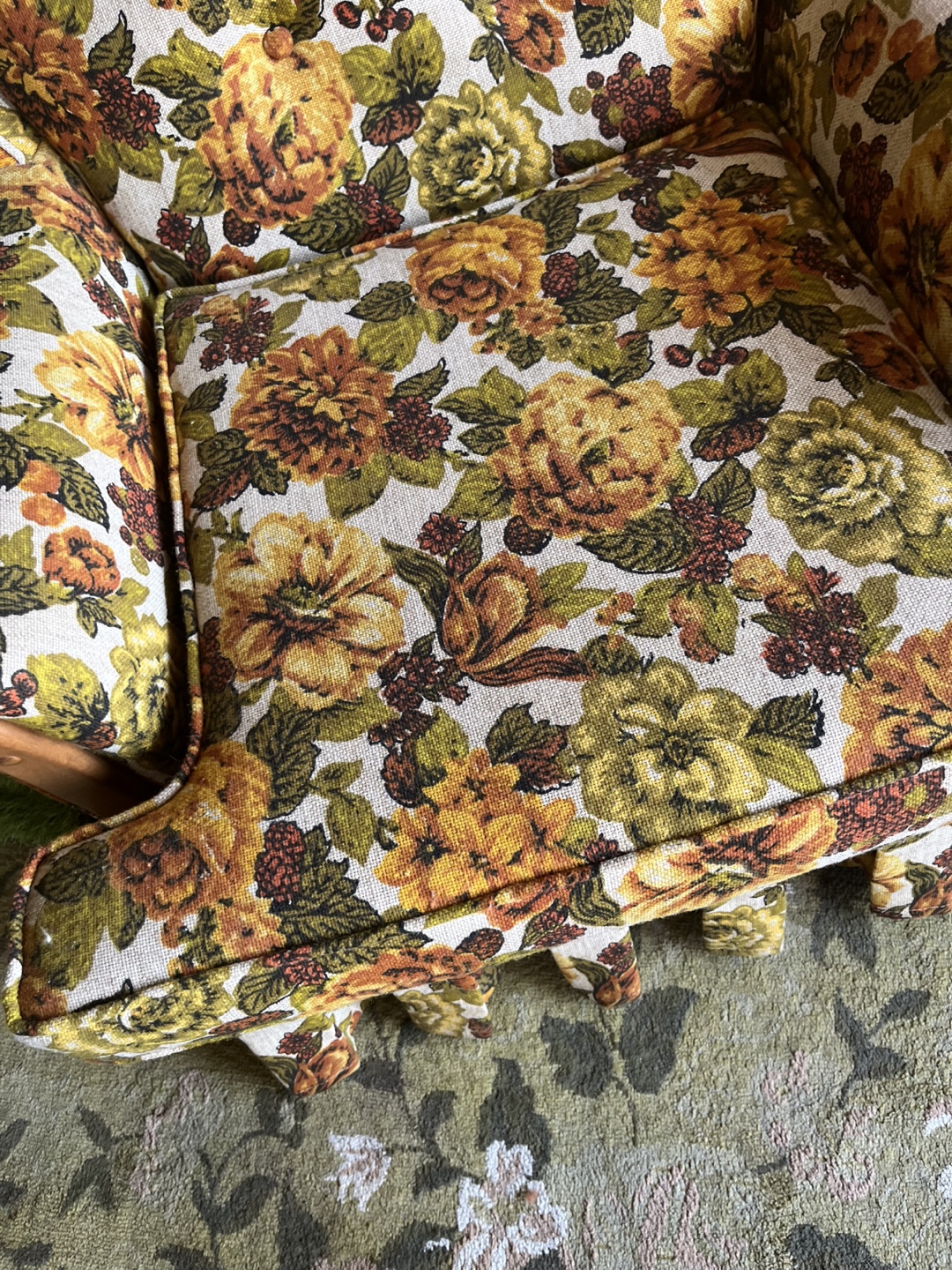 Floral Wingback Armchair - photo 2