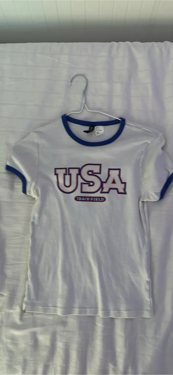 White USA Track Field T-Shirt thumbnail