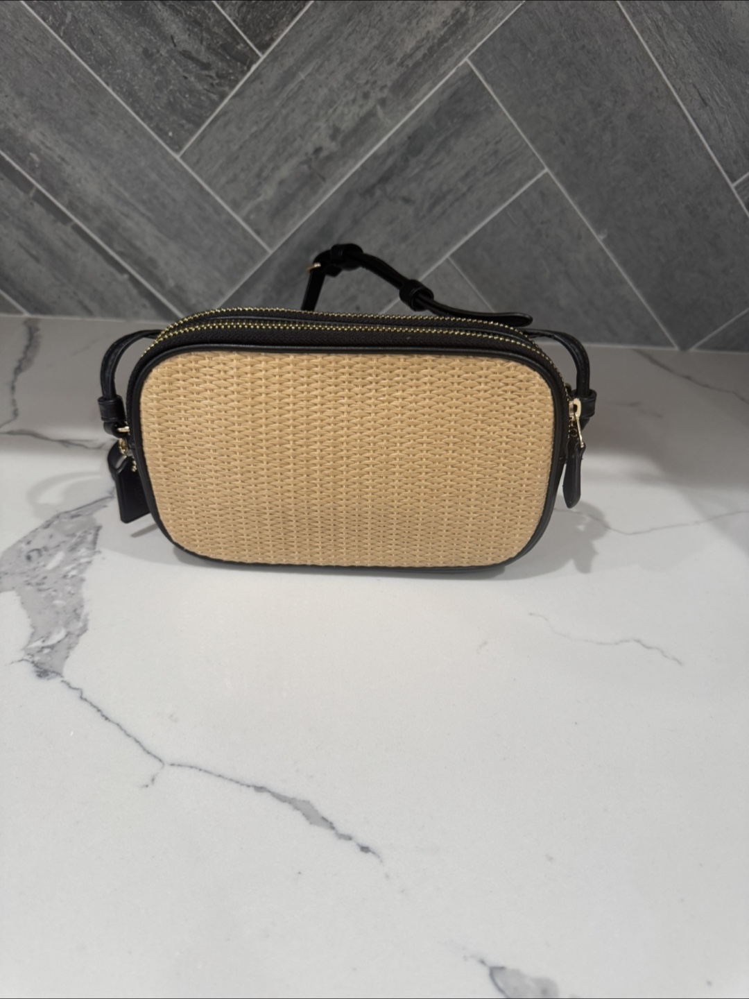 Coach Straw Camera Bag - photo 3