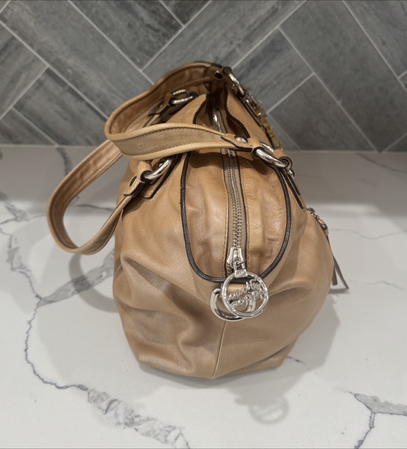 Coach Leather Satchel Handbag - photo 2