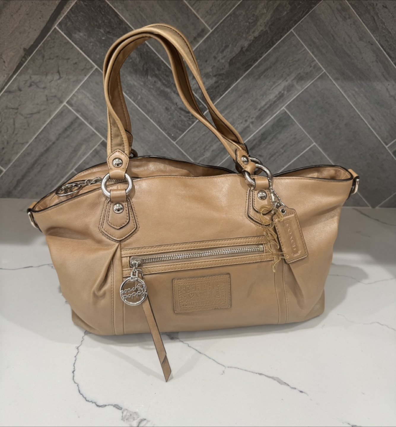 Coach Leather Satchel Handbag