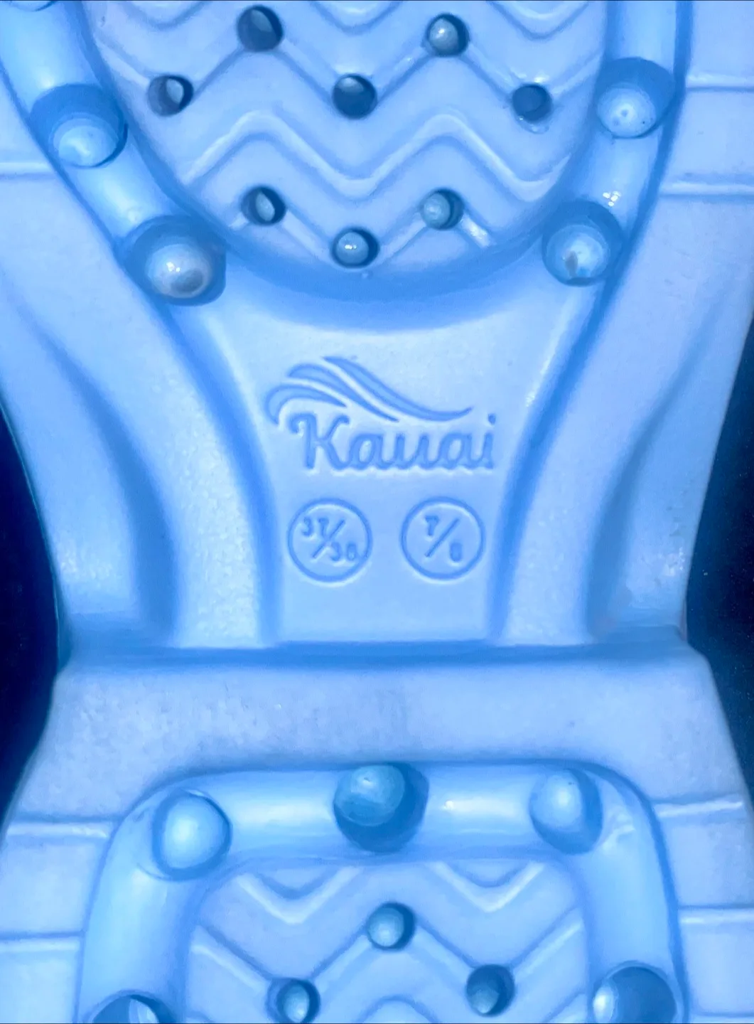 Kauai Blue Platform Slides Size 7/8 image indicator(3)