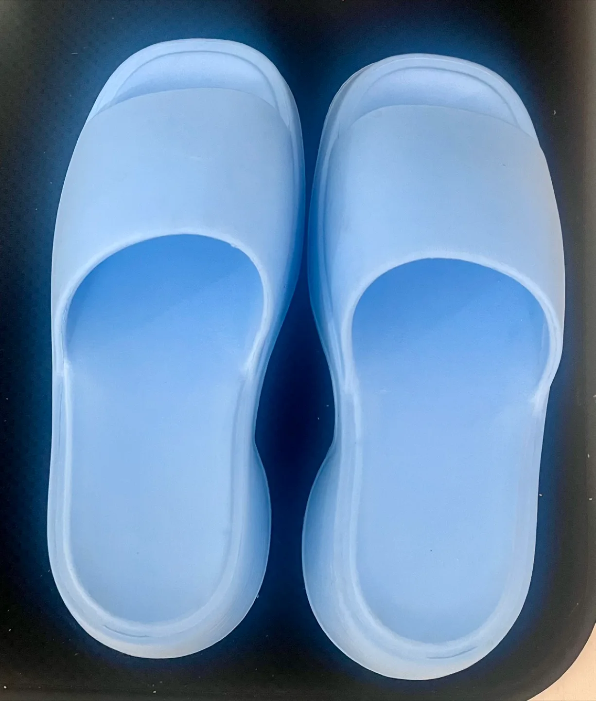 Kauai Blue Platform Slides Size 7/8 image indicator(4)