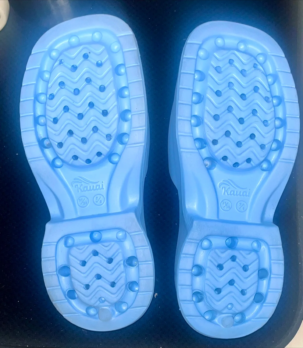 Kauai Blue Platform Slides Size 7/8 image indicator(2)