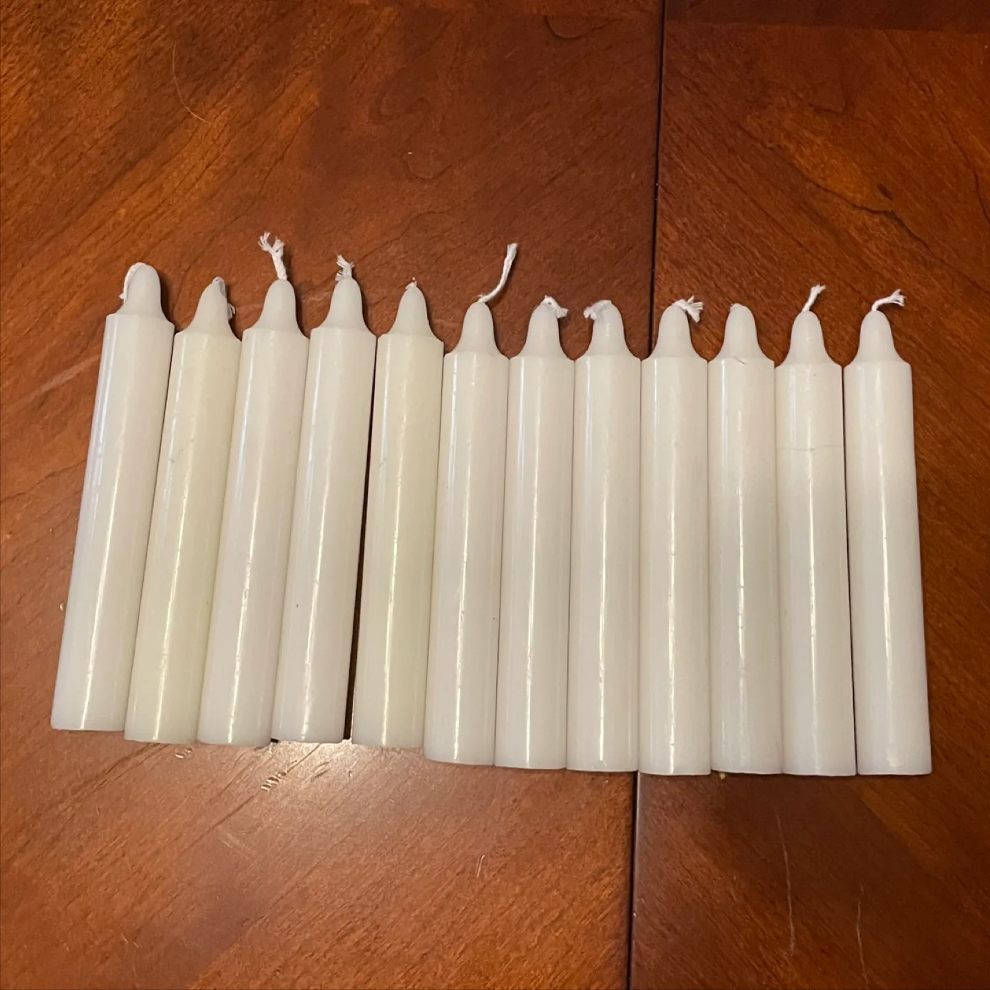 12 White Taper Candles thumbnail