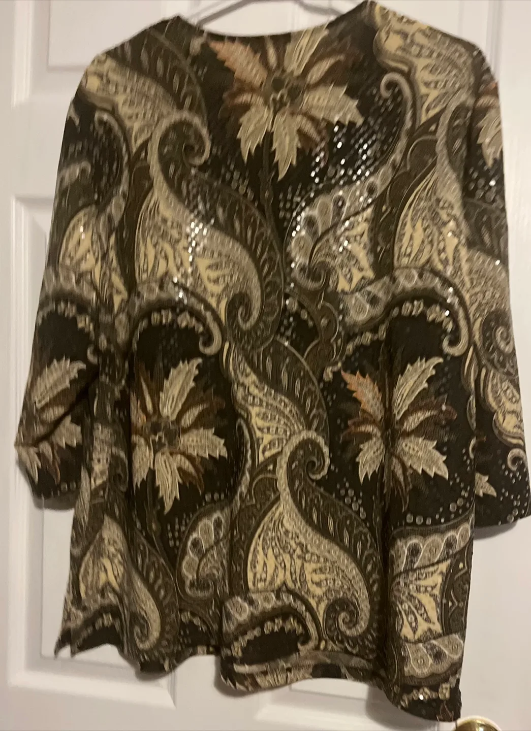 Paisley Print Top and skirt set size 18/20 image indicator(5)