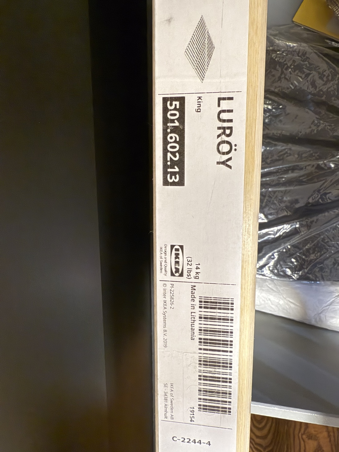 Ikea BRIMNES  king Bed frame with drawers - photo 4