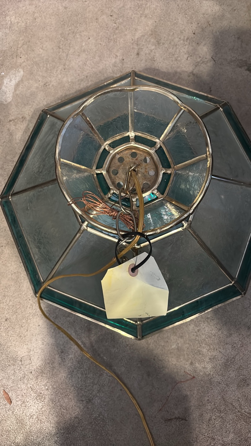 Stained Glass Light Fixture - photo 2