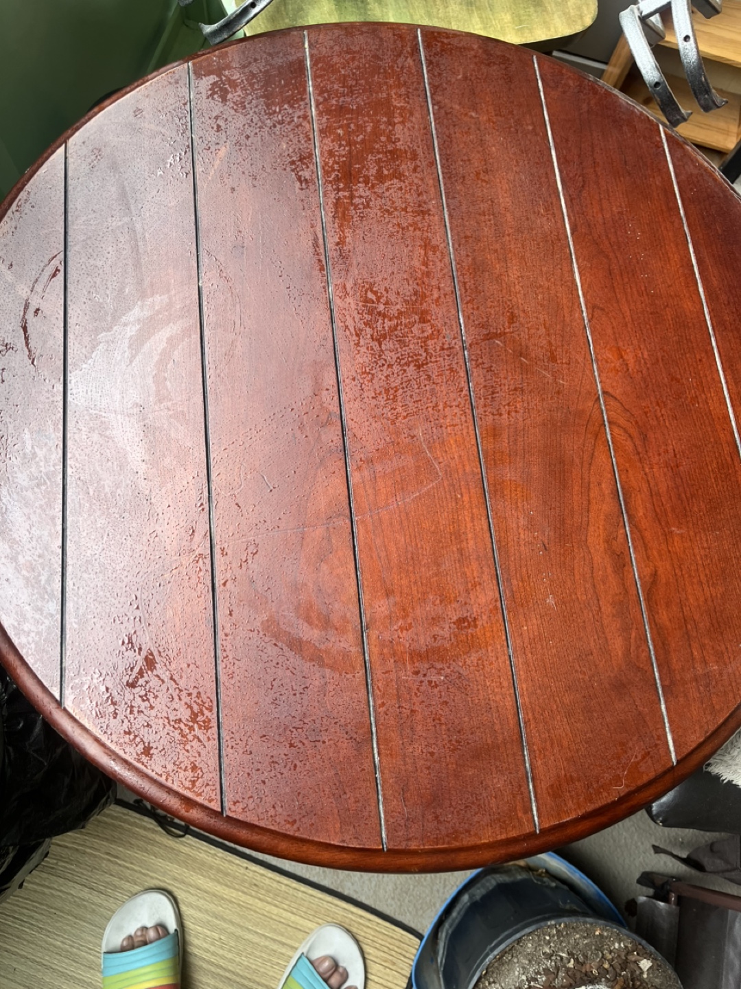 Round Wood Dining Table moving sale