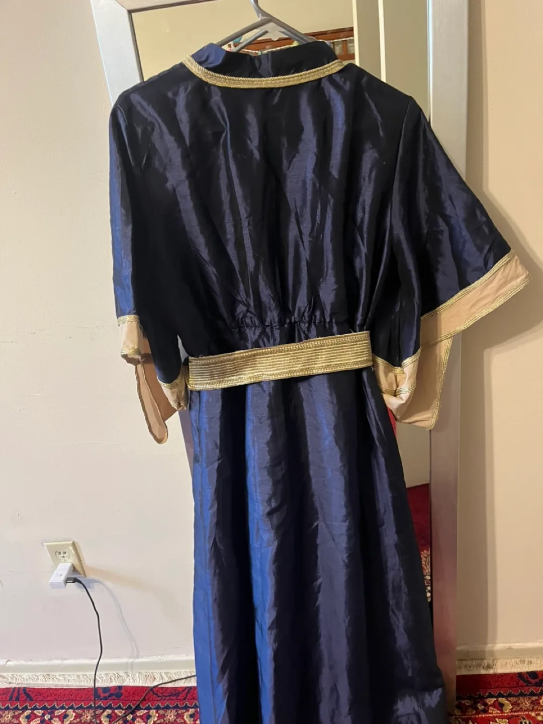 Shine Wu Navy Blue Embellished Dress thumbnail