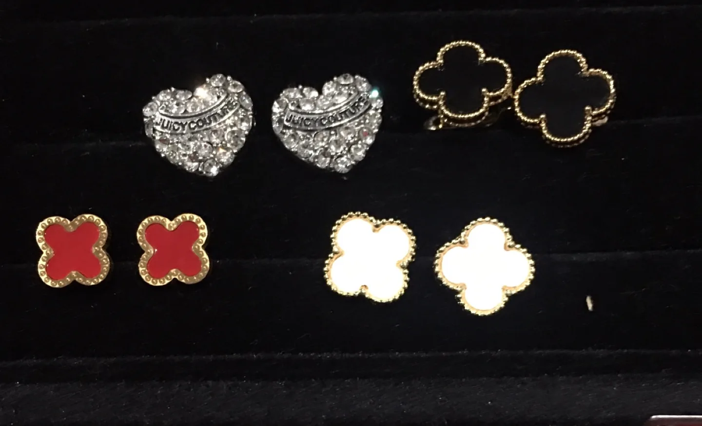 Designer Earrings: Juicy Couture, Dior, Van Cleef image indicator(2)