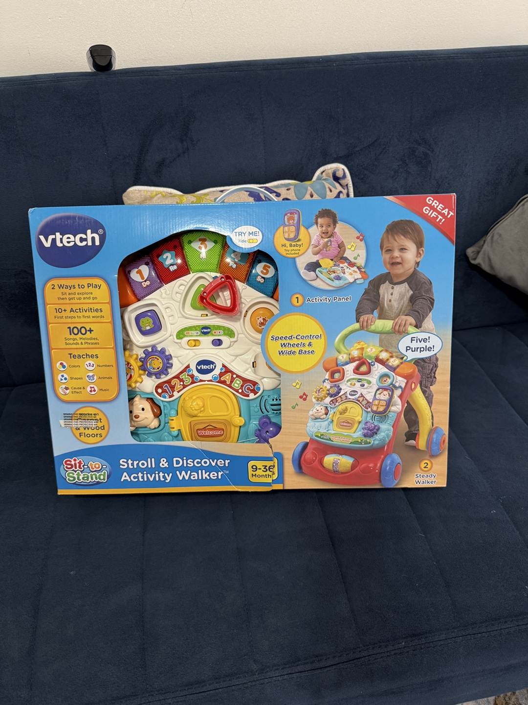 VTech Sit-to-Stand Stroll & Discover Activi Walker