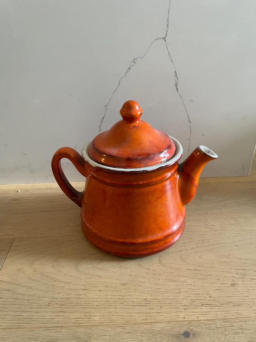 Orange Ceramic Teapot thumbnail