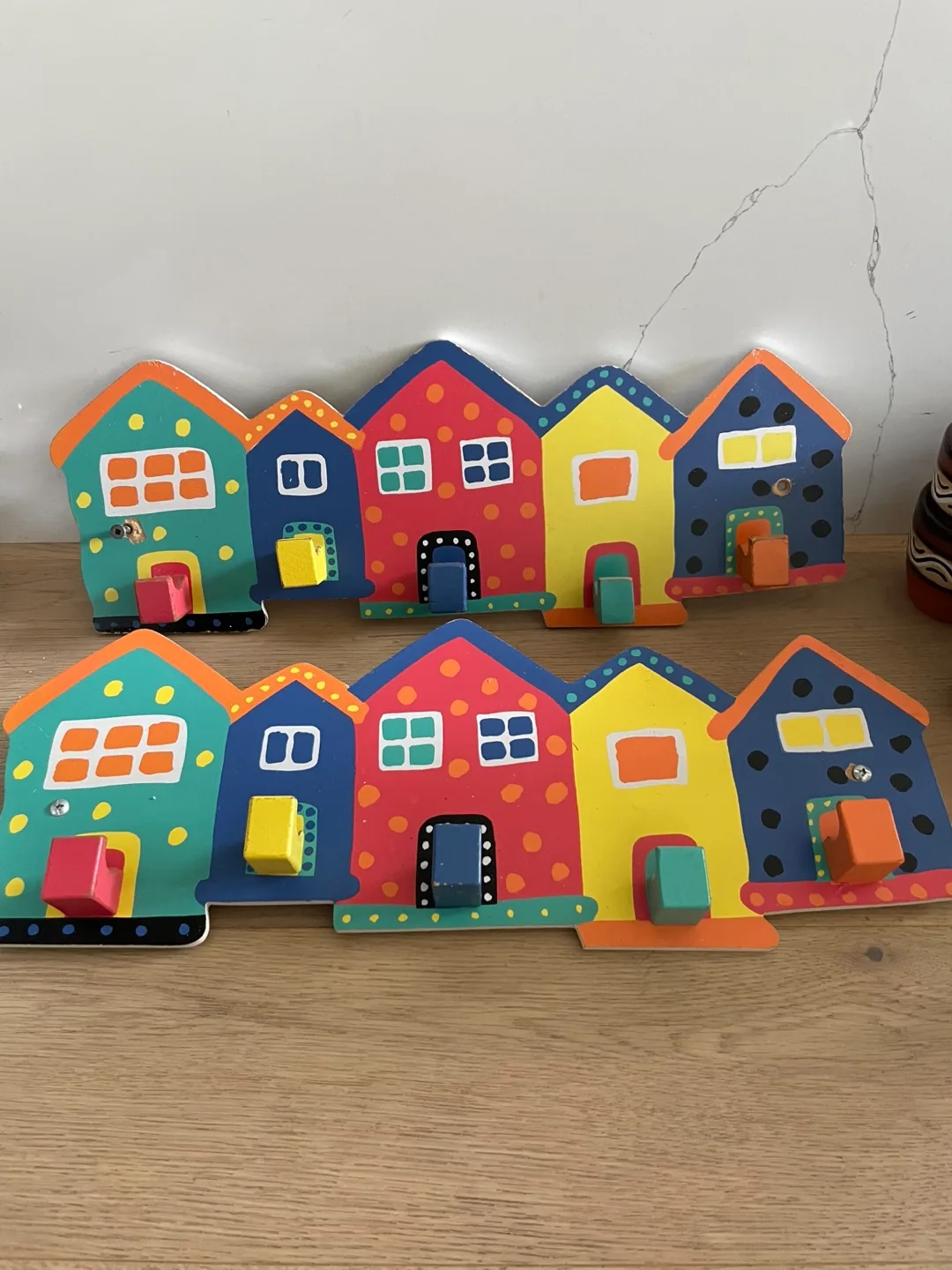 Wooden House Coat Rack thumbnail