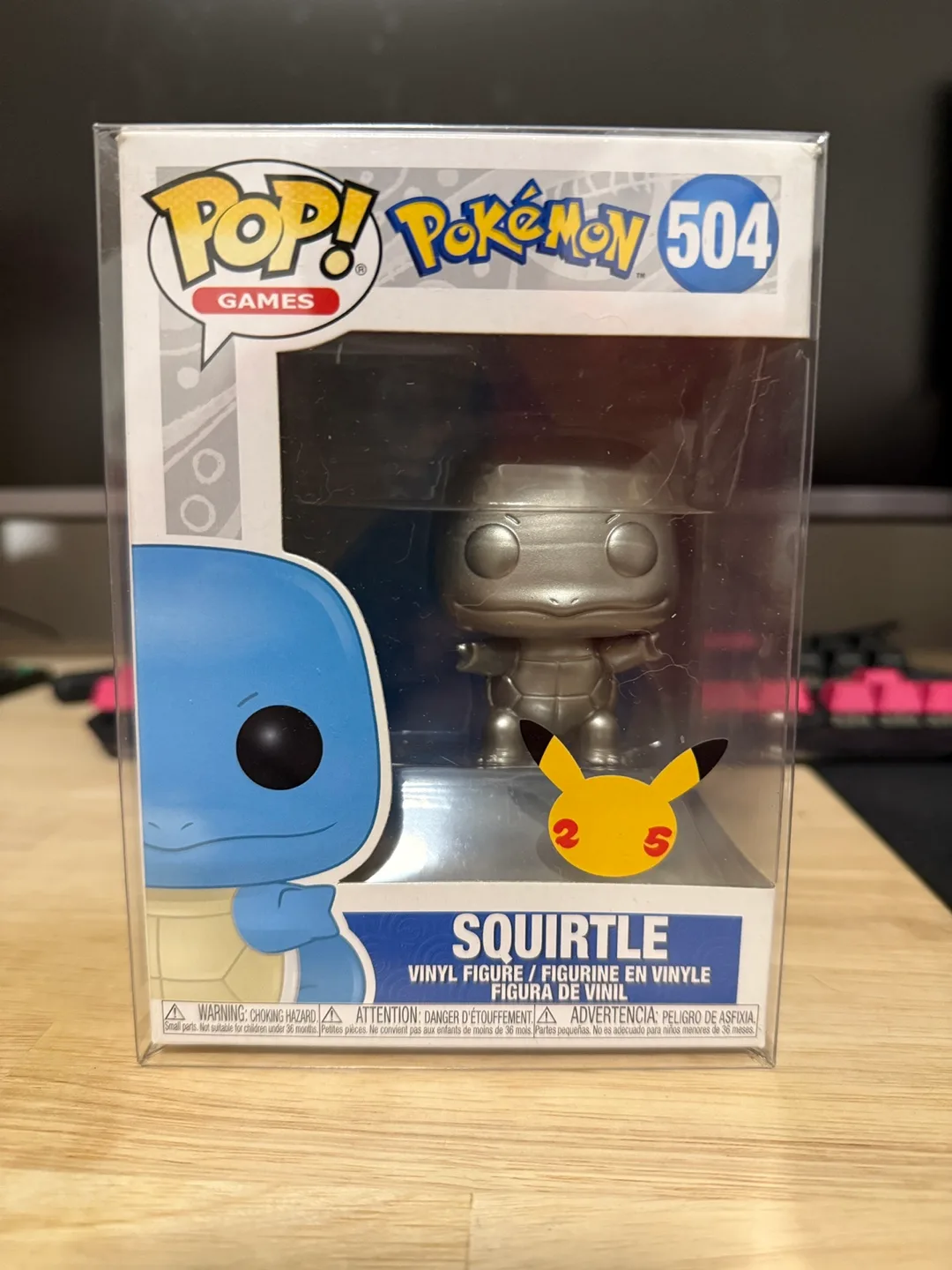 Funko Pop! Games Pokémon 504 Squirtle Vinyl Figure thumbnail