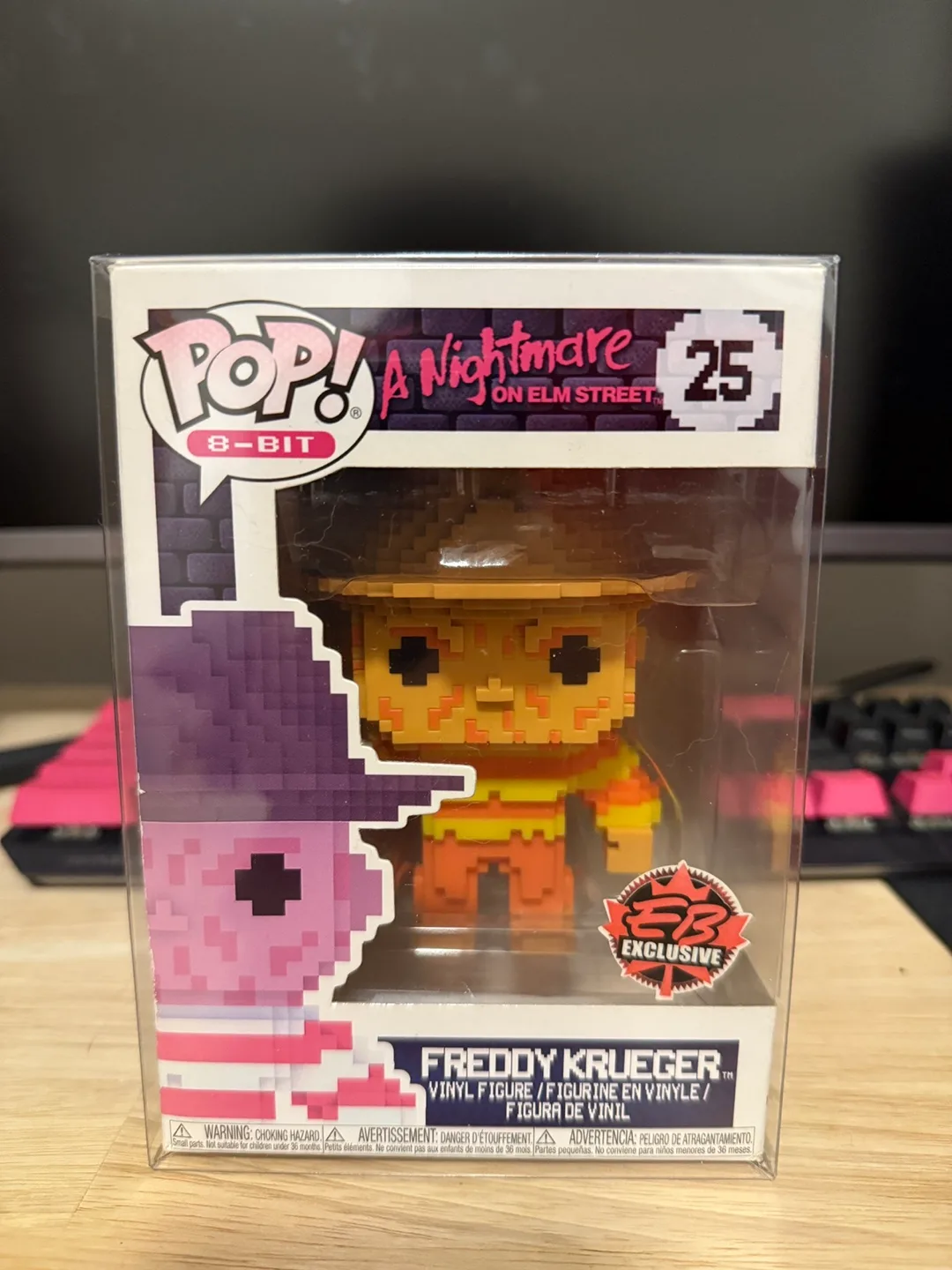 Funko Pop! 8-Bit Freddy Krueger #25 EB Exclusive thumbnail