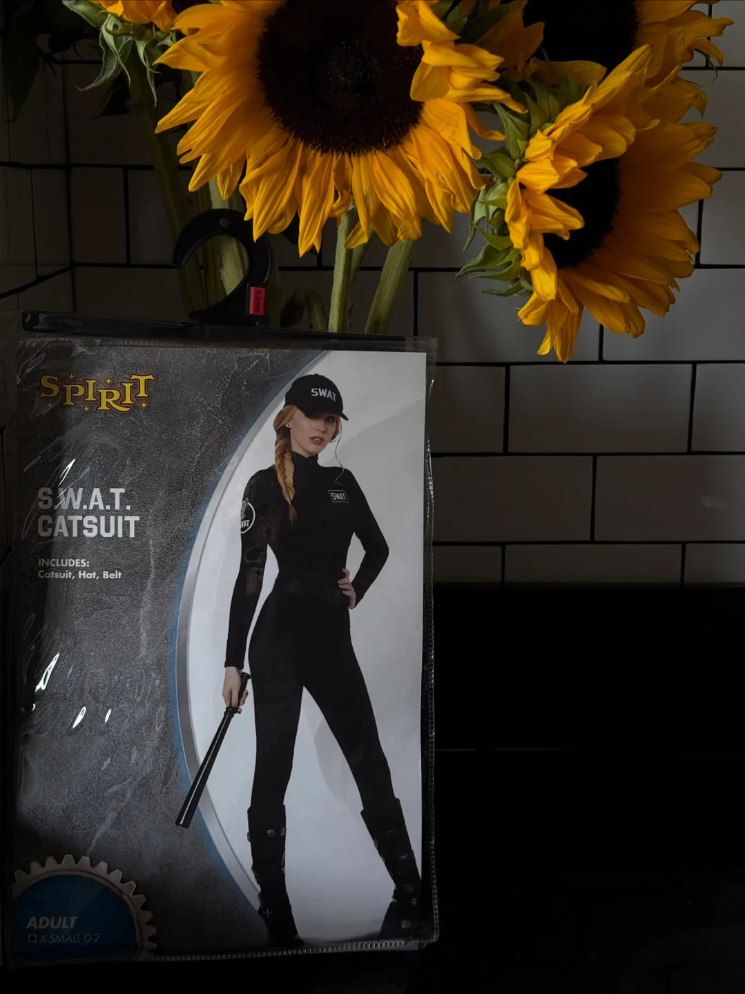 Spirit Halloween S.W.A.T. Catsuit Costume - X-Small image indicator(2)