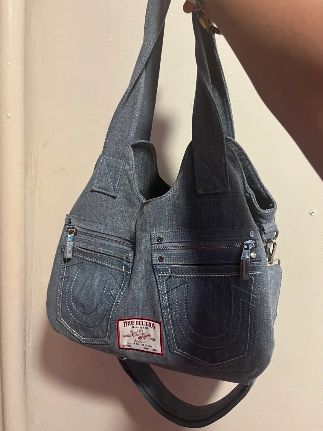 True Religion Denim Shoulder Bag thumbnail