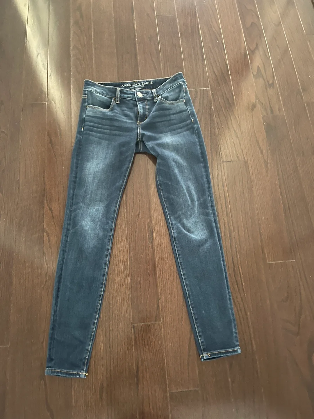 American Eagle Dark Wash Jeans thumbnail