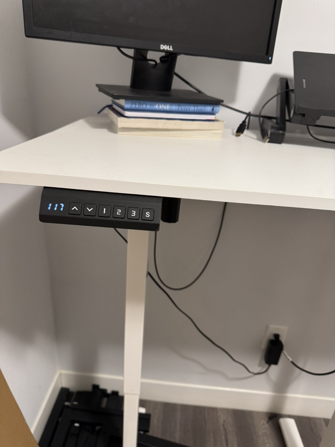 Adjustable Height Standing Desk - White - photo 2