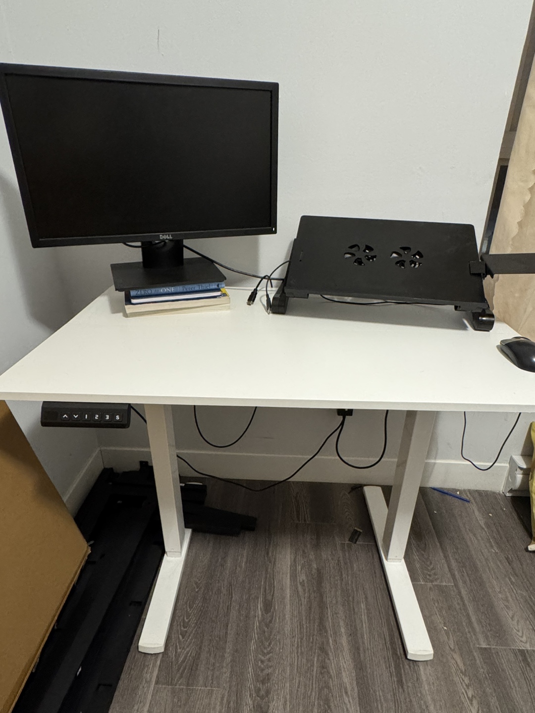 Adjustable Height Standing Desk - White - photo 3