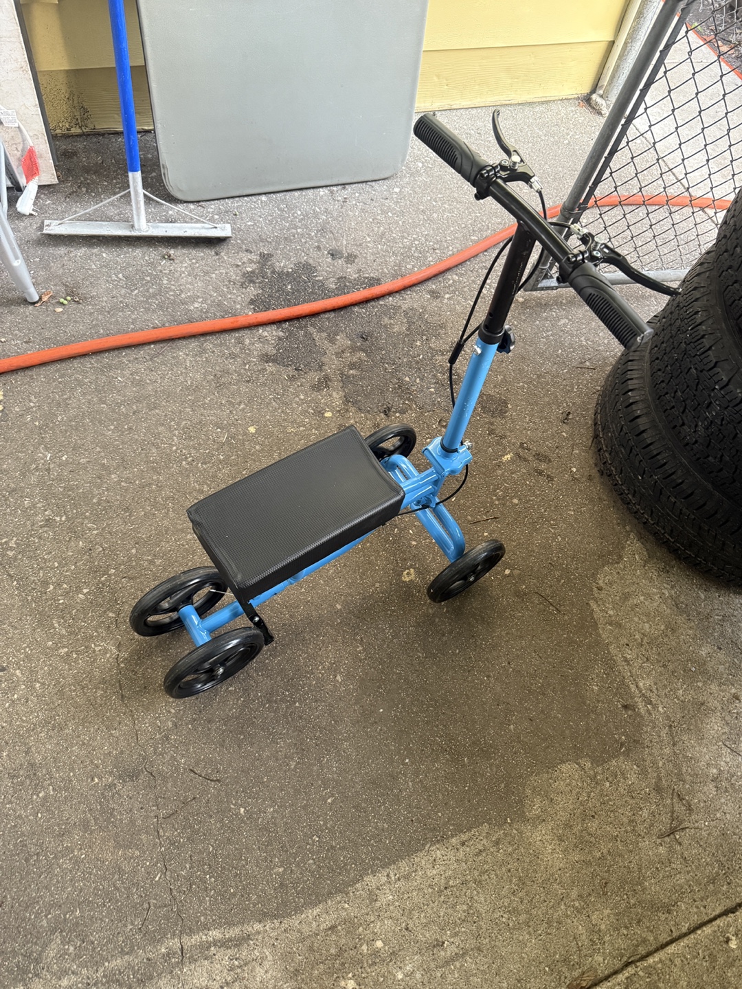Blue Knee Walker Scooter