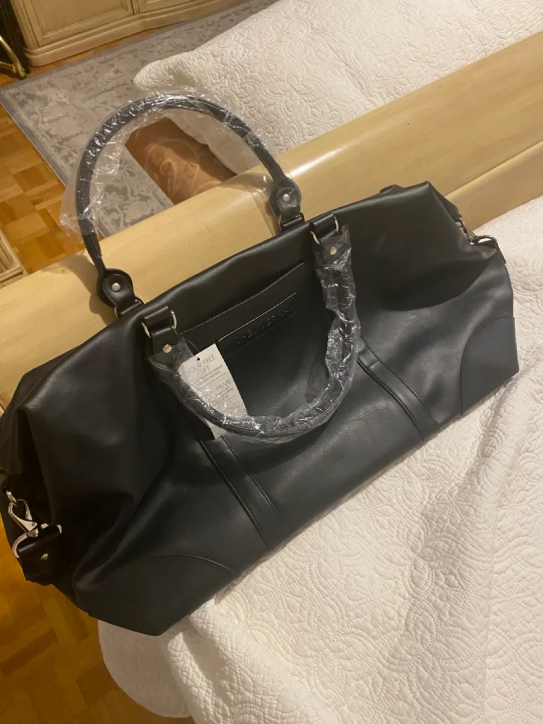 Michel Germain Paris Black Duffle Bag image indicator(2)
