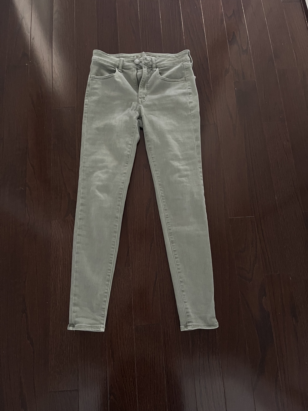 American Eagle Olive Green Jeggings