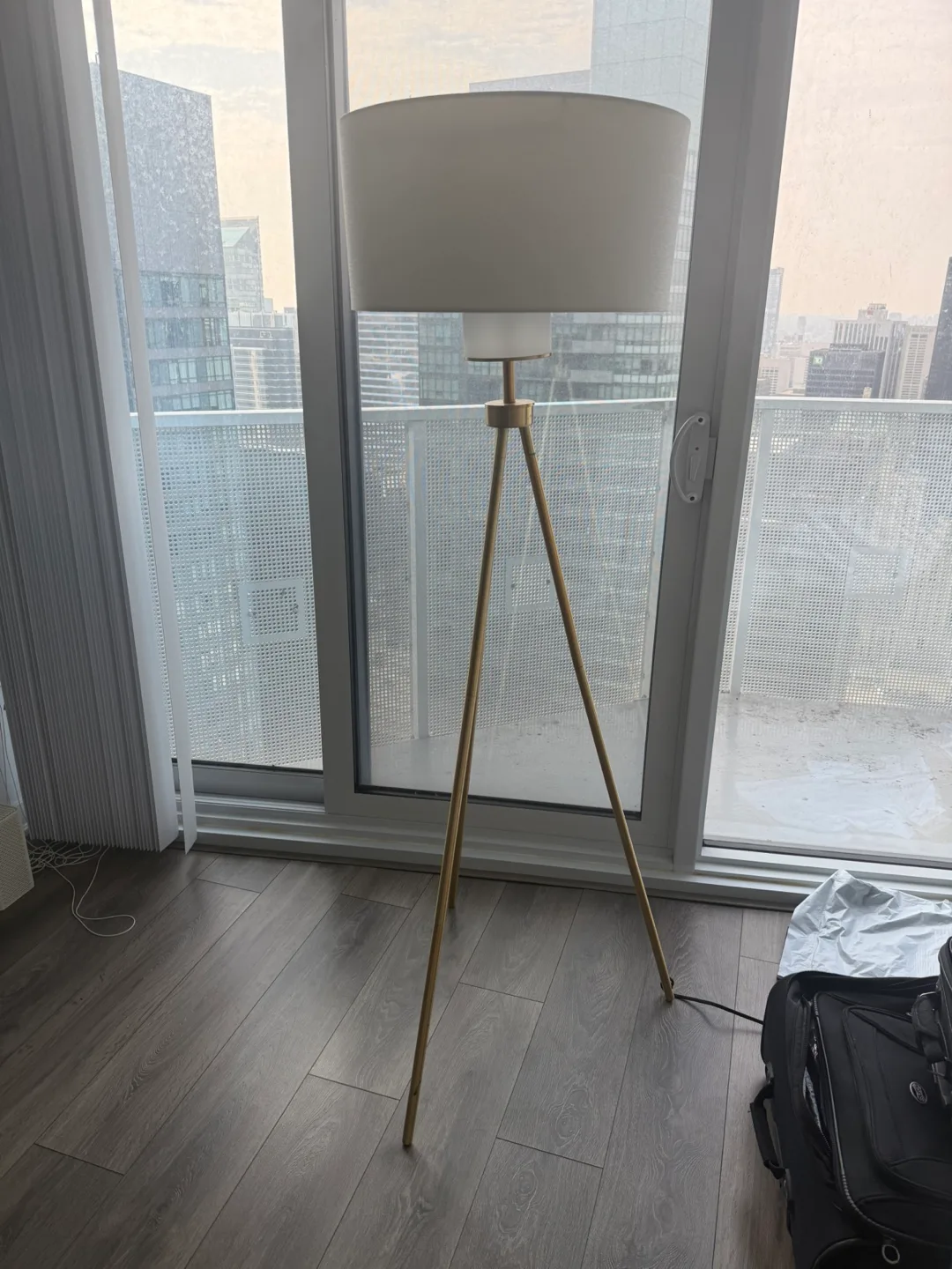 Gold Tripod Floor Lamp - 66" image indicator(3)