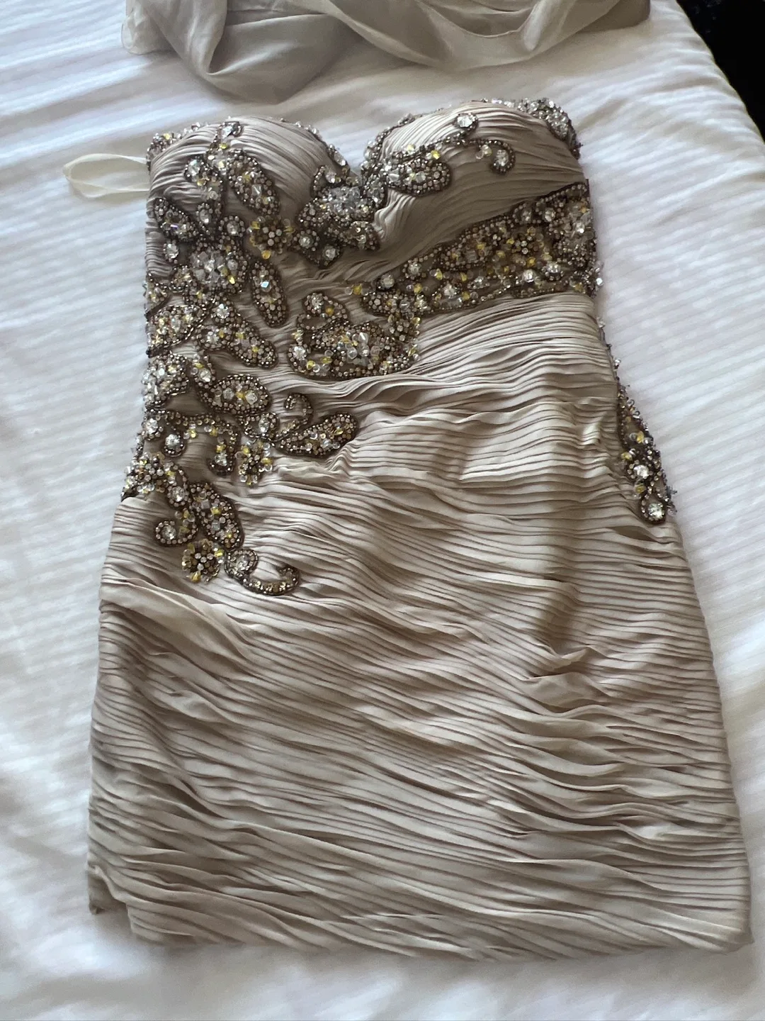 Strapless Embellished Dress - Size Small thumbnail